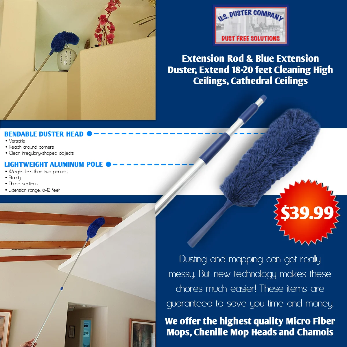 Microfiber duster 2024